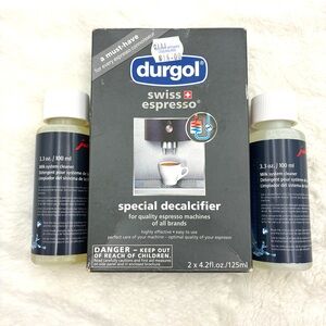 Durgol Swiss Espresso Decalcifier Set and Milk System Cleaner